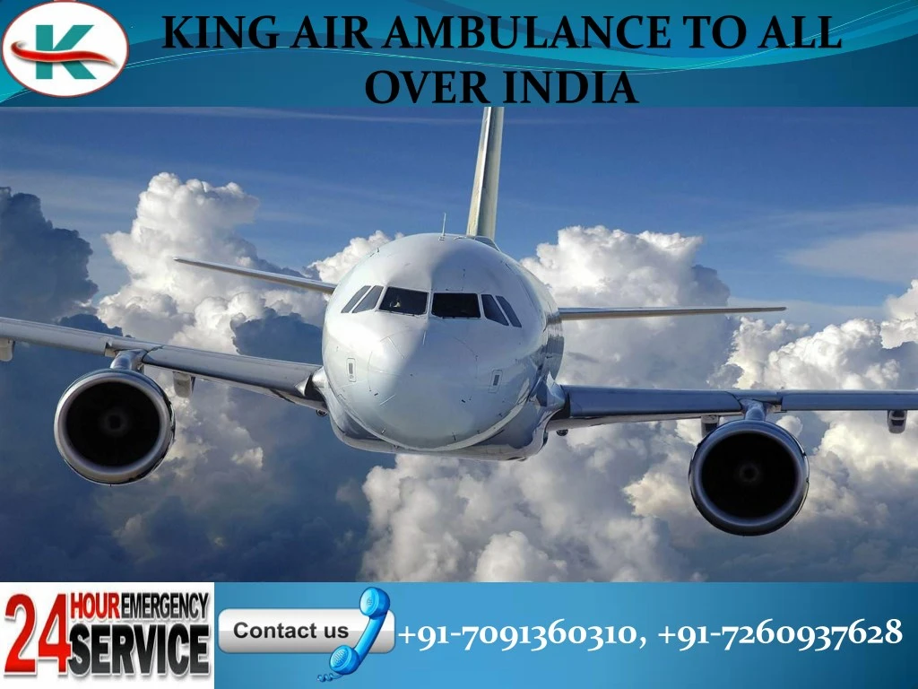 king air ambulance to all over india