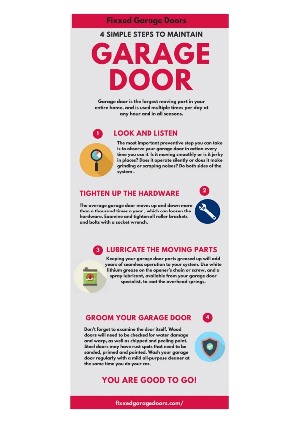 Steps to maintain Garage door|Garage Door Service North Hollywood CA|Garage Door Repair
