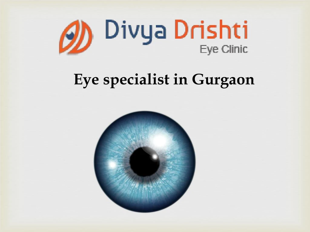 eye specialist in gurgaon