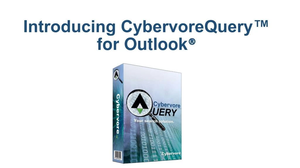 introducing cybervorequery for outlook