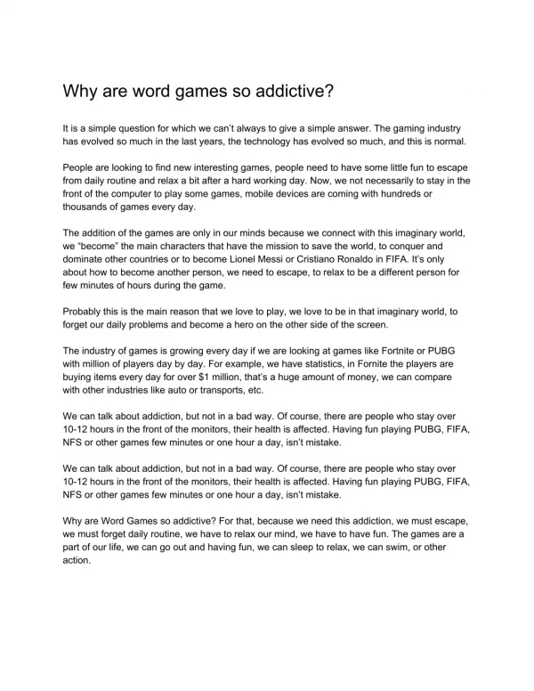 Why are mobile games so addictive?