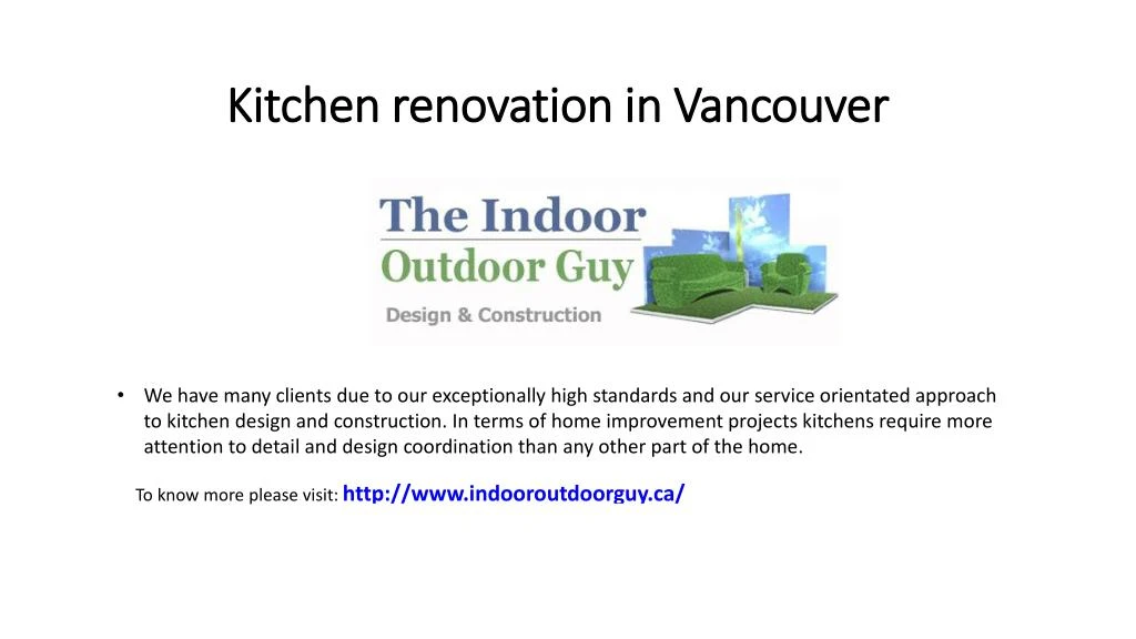 kitchen renovation in vancouver