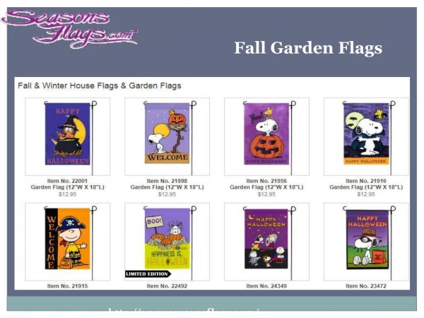 Fall Flags at seasonsflags.com