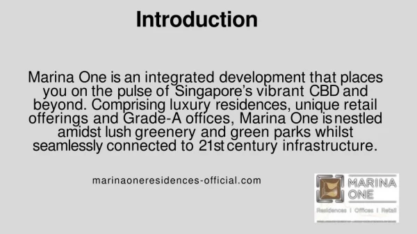 Now Ready to Sale Marina One Residences with Best Price