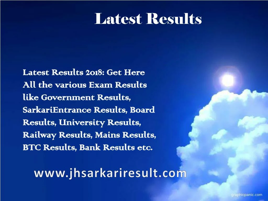 latest results