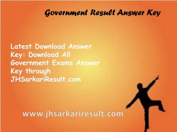 government result answer key