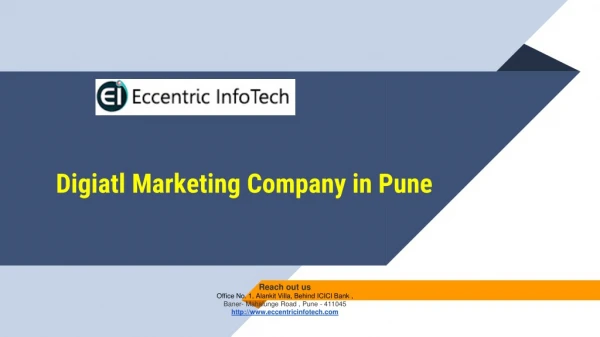 Digital Marketing Company in Pune, India - Eccentric Infotech