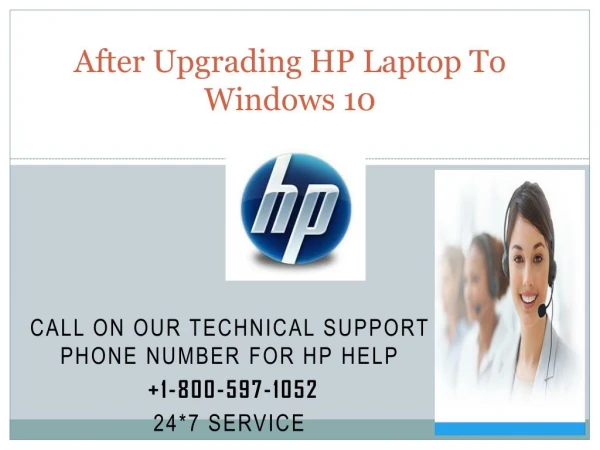 After Upgrading HP Laptop To Windows 10 1-800-597-1052
