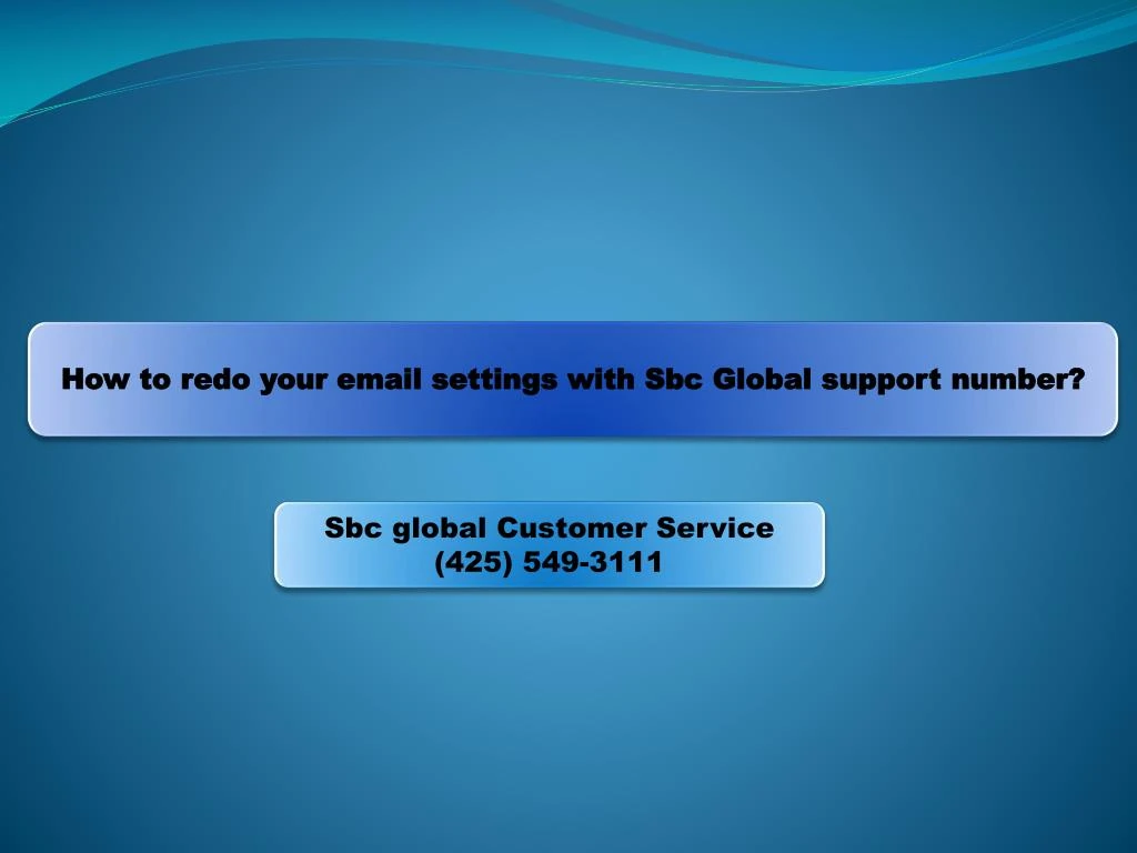 how to redo your email settings with sbc global