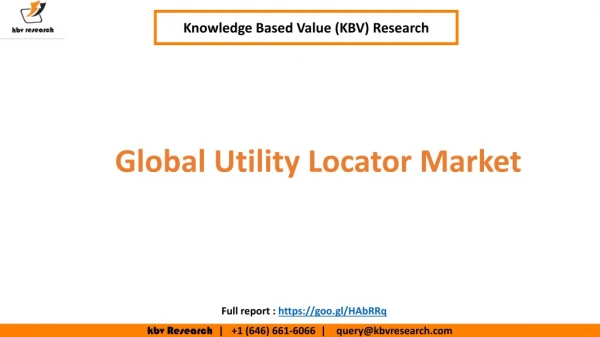 Utility Locator Market Size to reach $7.8 billion by 2024