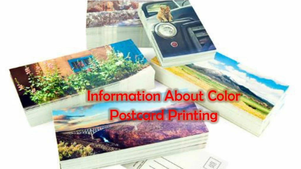 information about color postcard printing