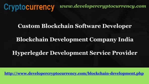 Hyperlegder Development Service Provider - Blockchain Development Company India | Custom Blockchain Software Developer