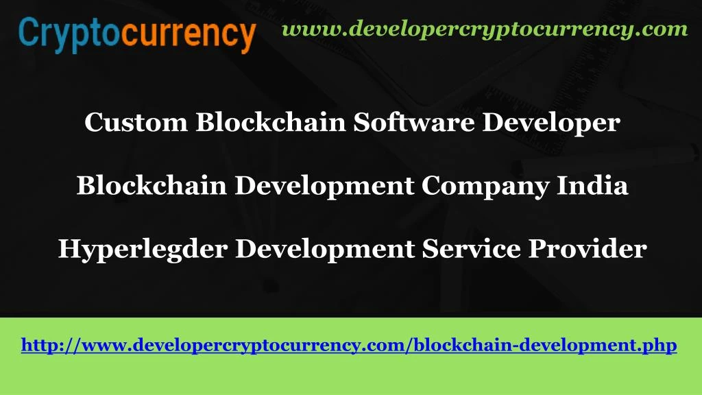 www developercryptocurrency com