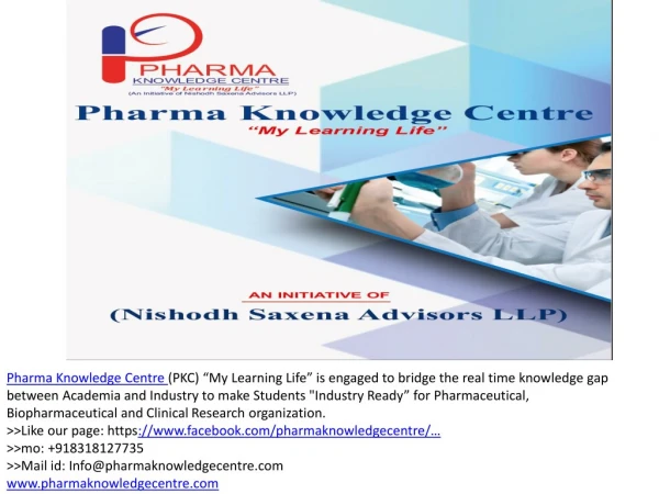 pharma knowledge centre