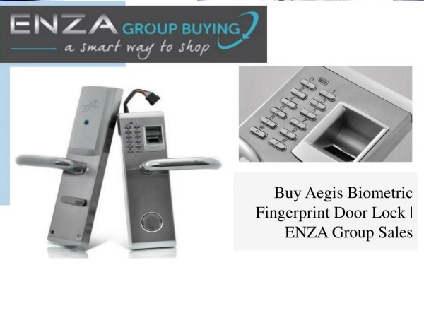 Buy Aegis Biometric Fingerprint Door Lock | ENZA Group Sales