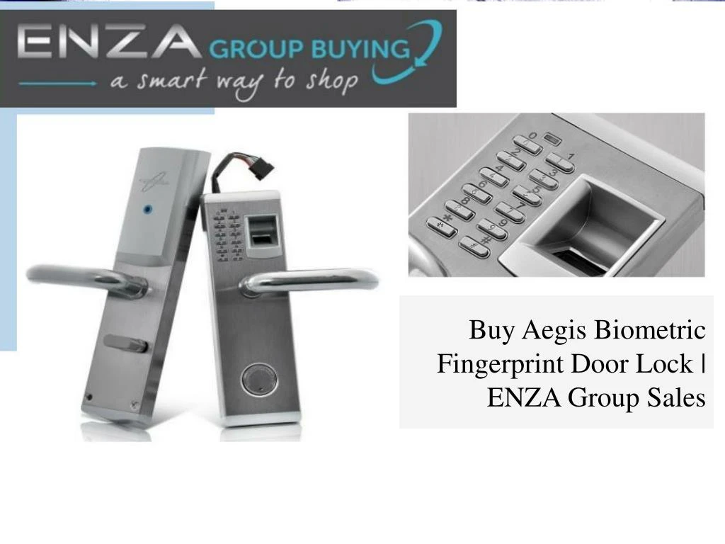 buy aegis biometric fingerprint door lock enza