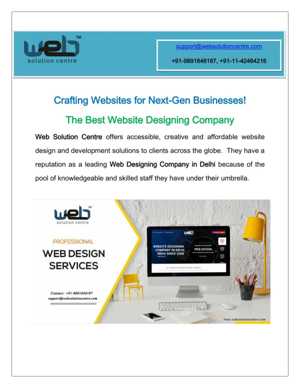 Best Website Designing Company West Delhi
