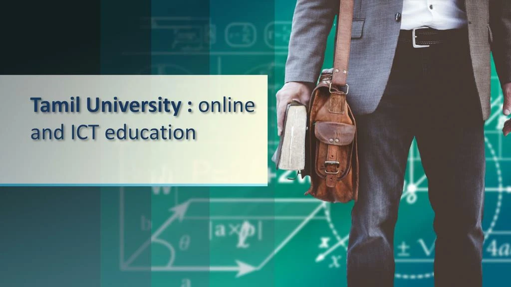 tamil university online and ict education