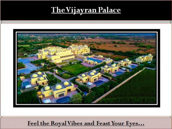The Vijayran Palace