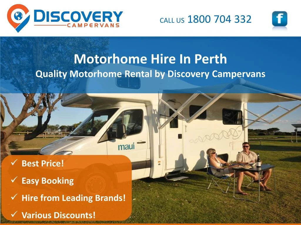 motorhome hire in perth quality motorhome rental by discovery campervans
