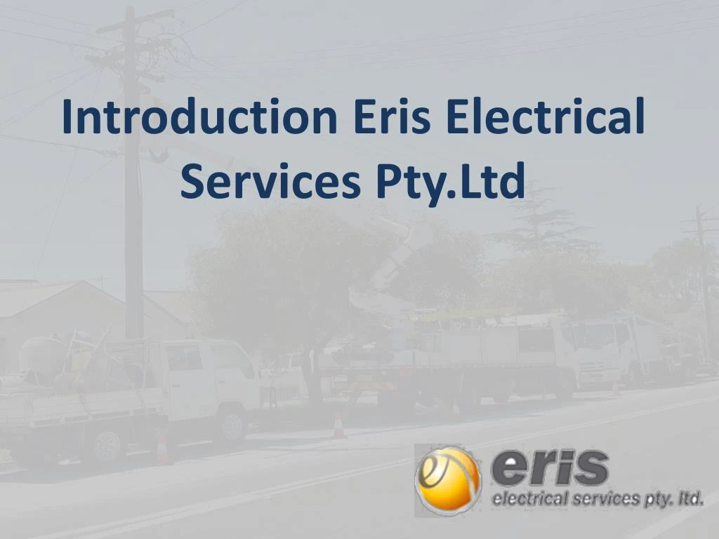 introduction eris electrical services pty ltd