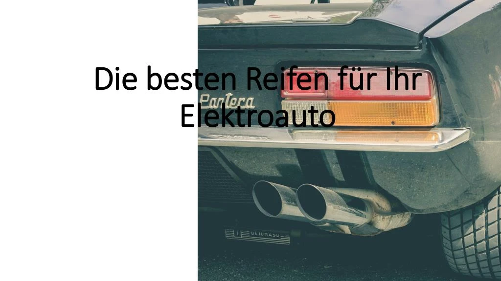 die besten reifen f r ihr elektroauto