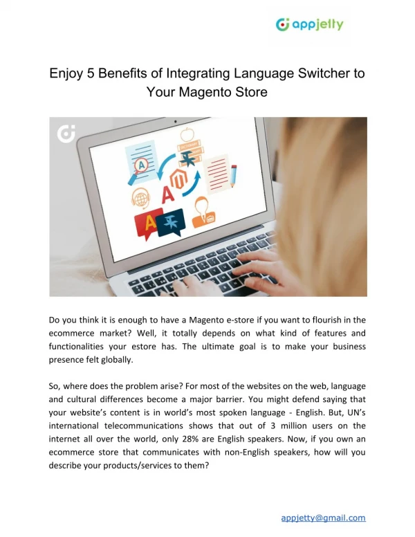 Enjoy 5 Benefits of Integrating Language Switcher to Your Magento Store