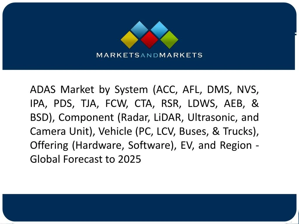 adas market by system