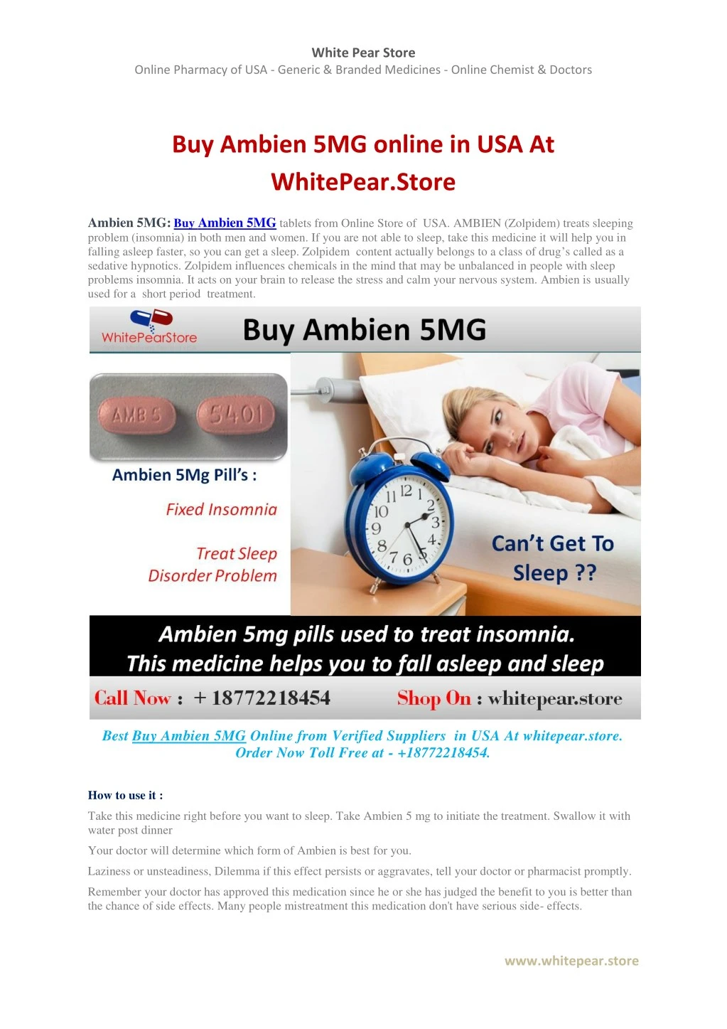 white pear store