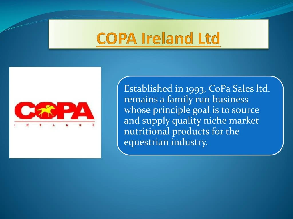 copa ireland ltd