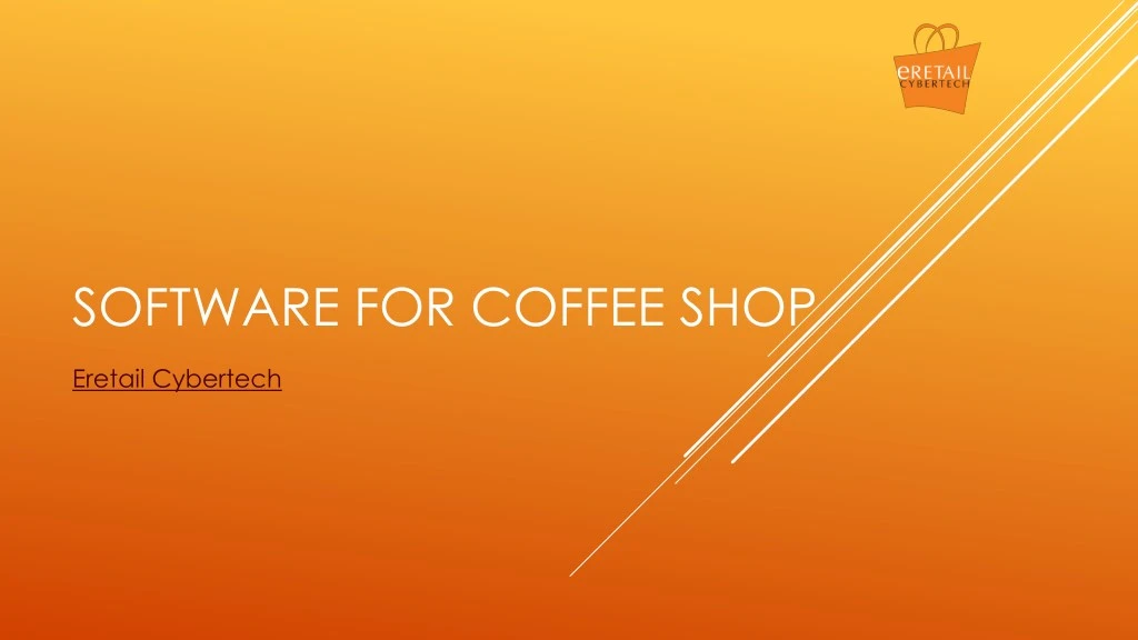 software for coffee shop