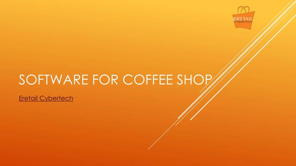 software for coffee shop