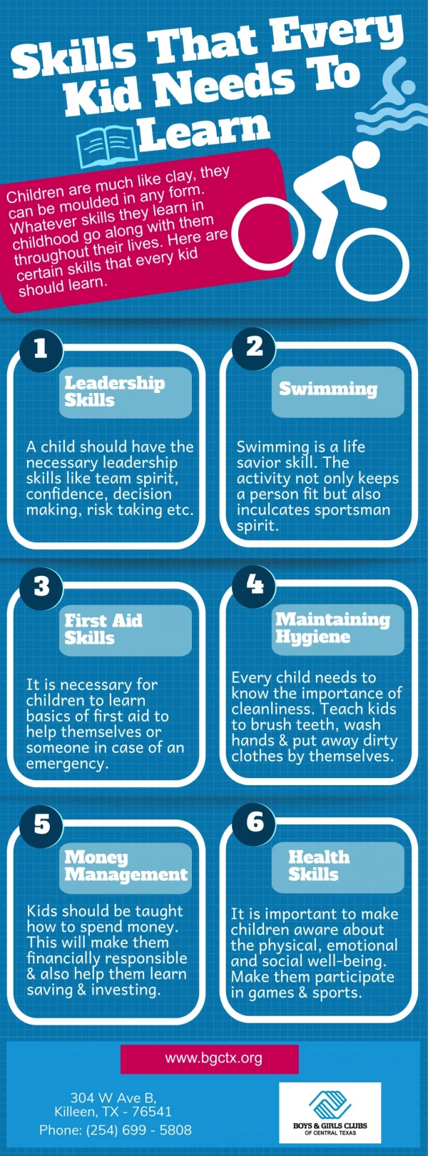 skills that every kid needs to learn children