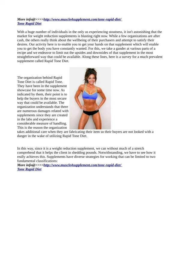 More info@>>>>http://www.muscle4supplement.com/tone-rapid-diet/