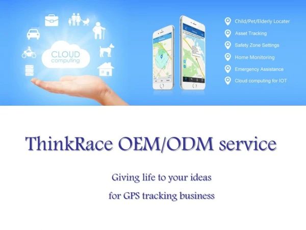 OBD Car GPS tracking ODM/OEM/JDM services: ThinkRace South Africa