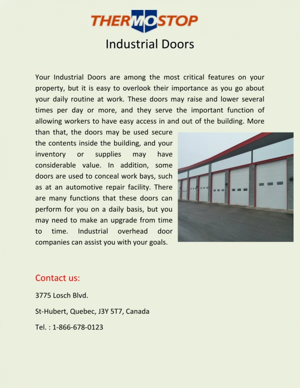 Industrial Doors