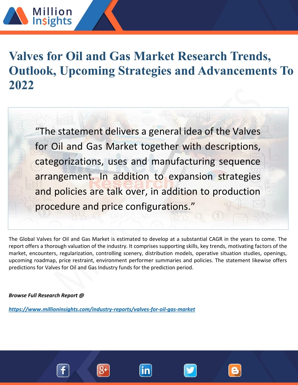 valves for oil and gas market research trends