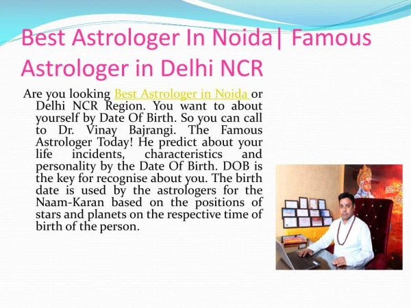 Best Astrologer In Noida | Famous Astrologer In Delhi NCR