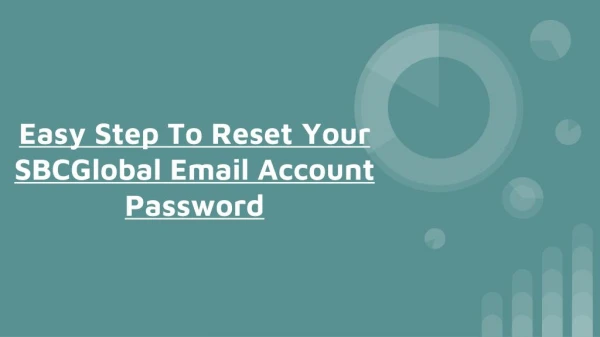 Easy Step To Reset Your SBCGlobal Email Account Password