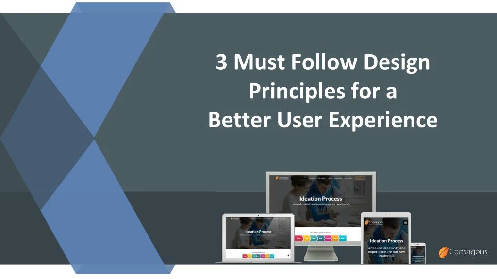 3 must follow design principles for a better user