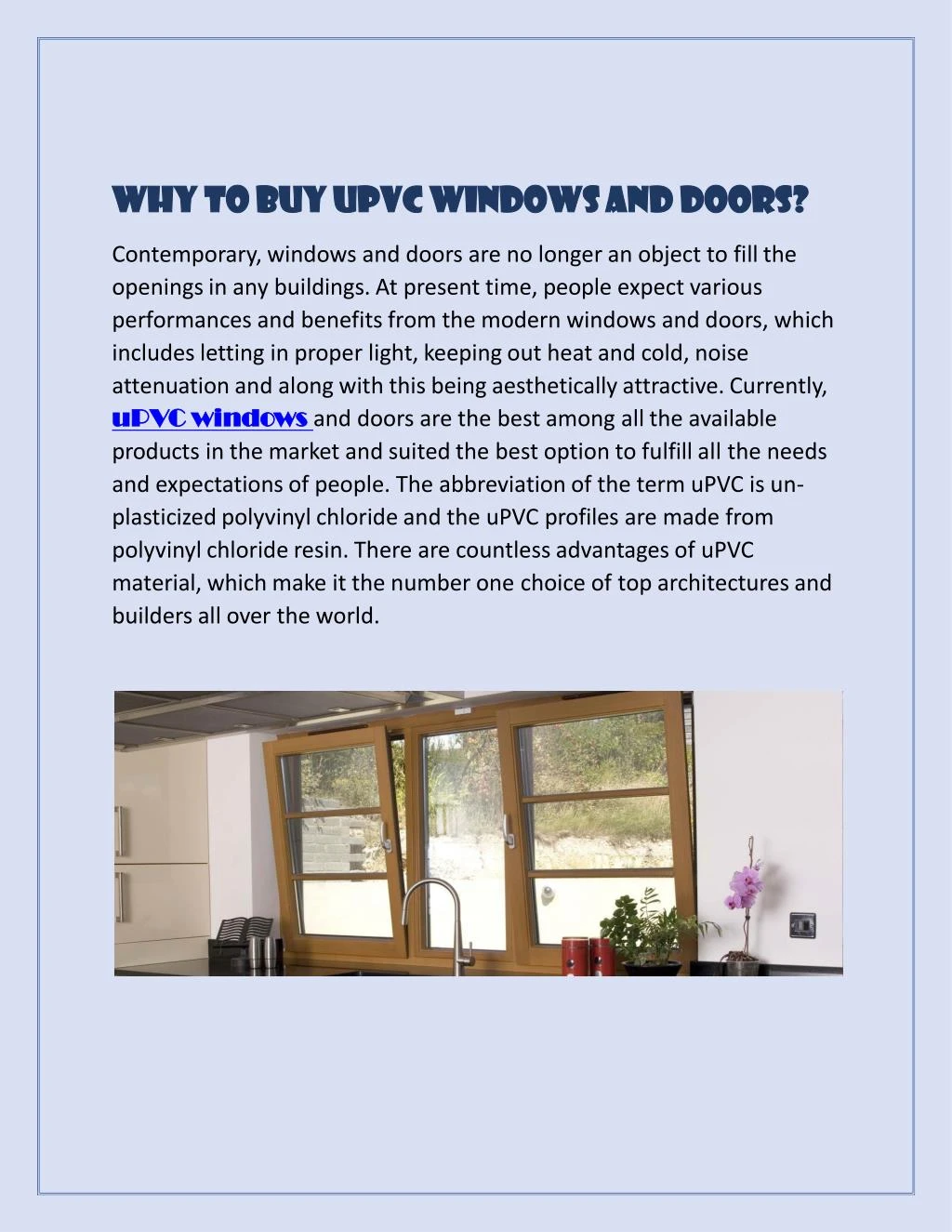 why to buy upvc windows and doors contemporary