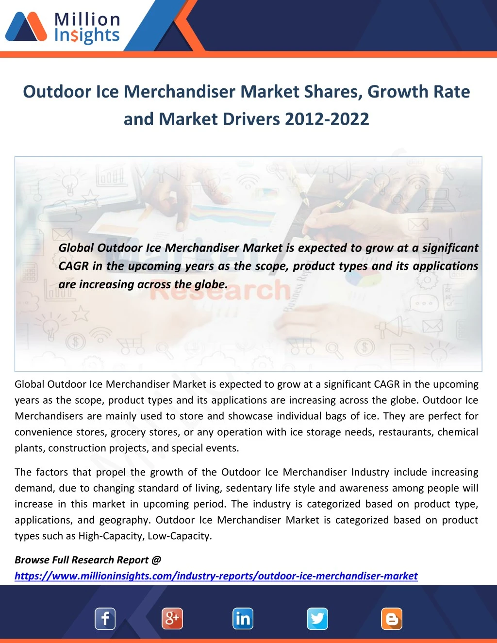 outdoor ice merchandiser market shares growth