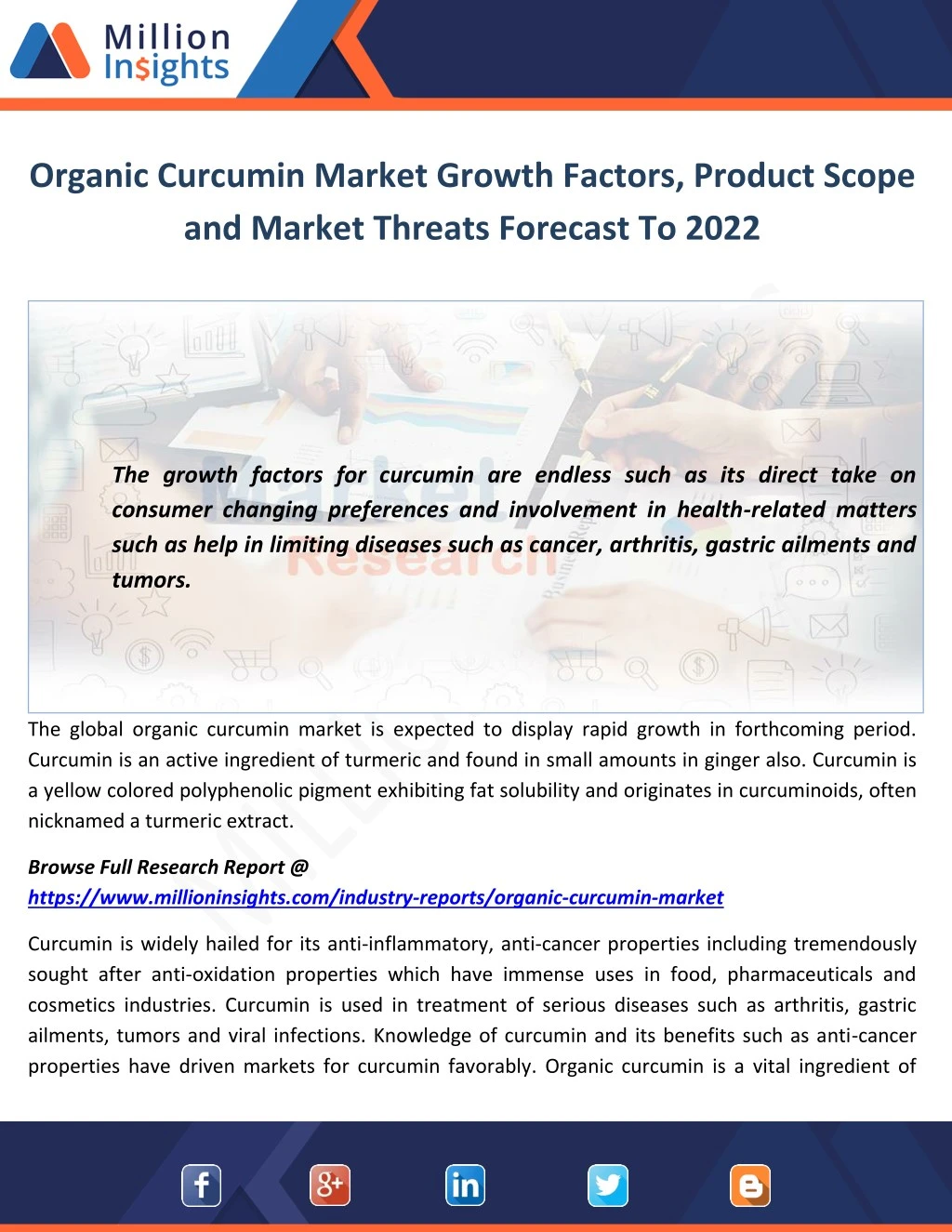 organic curcumin market growth factors product