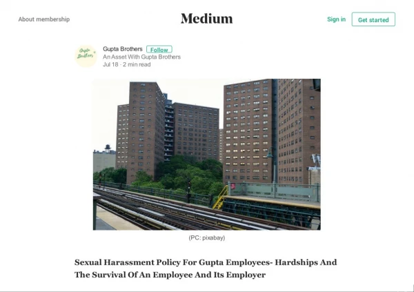 Sexual Harassment Policy For Gupta Employees- Hardships And The Survival Of An Employee And Its Employer