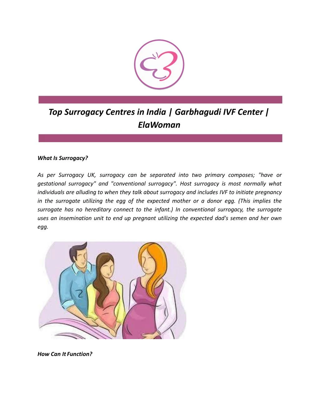 top surrogacy centres in india garbhagudi