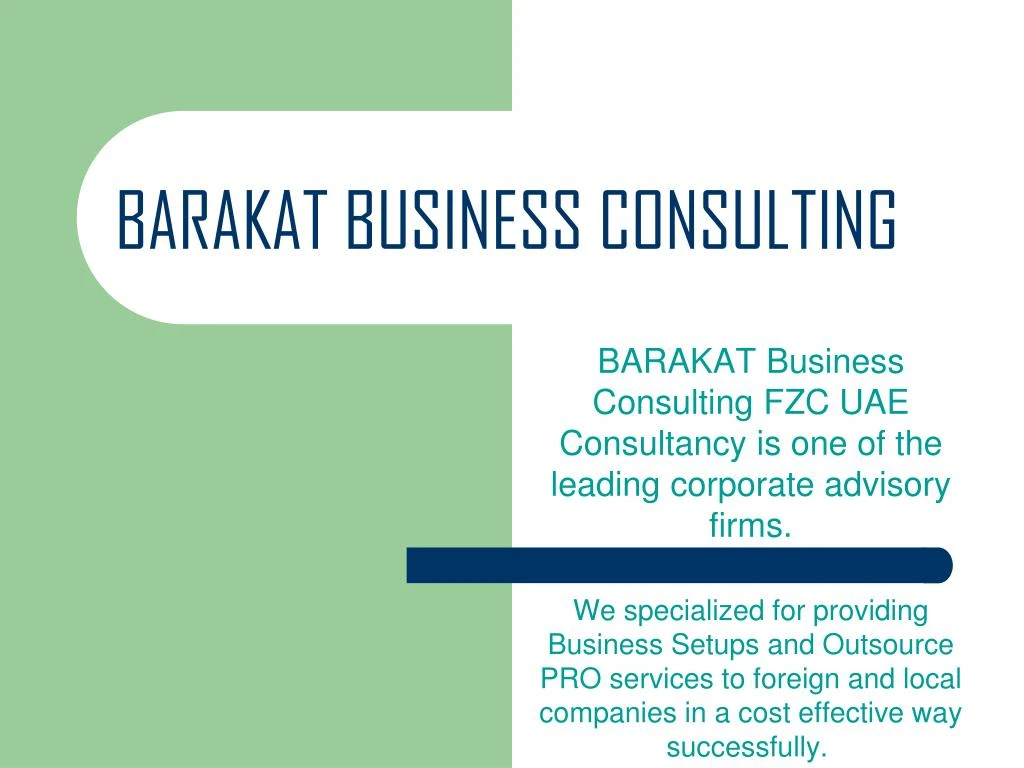 barakat business consulting