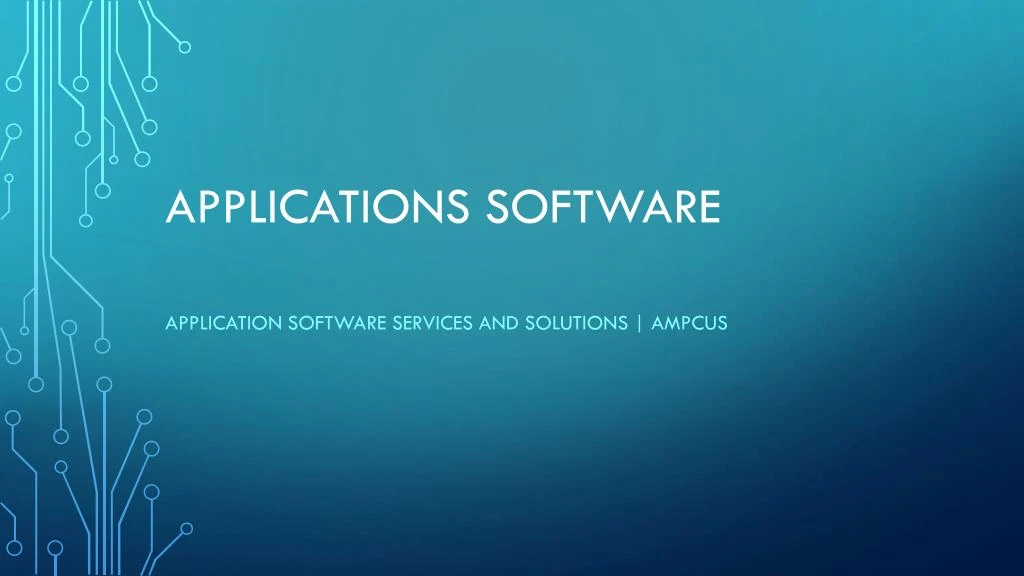 applications software