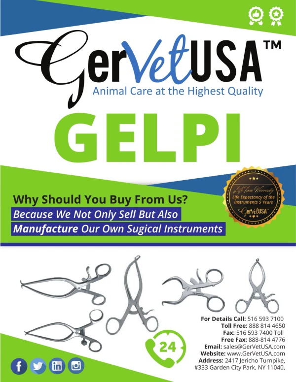 Gelpi Retractors Flyer