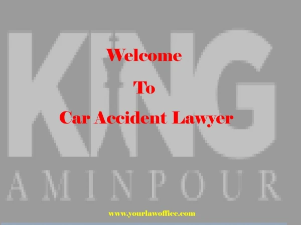 Personal Injury Lawyer San Diego - King Aminpour