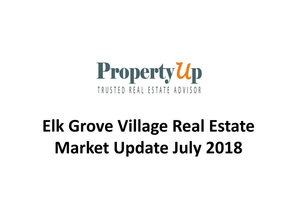 elk grove village real estate market update july 2018